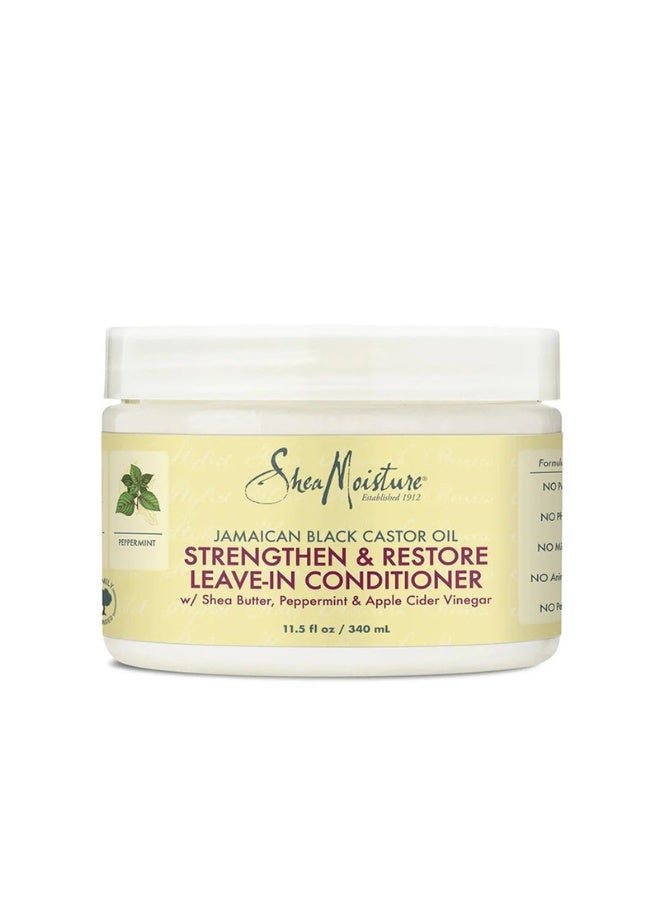 Strengthen And Restore Leave-In Conditioner Beige 340grams