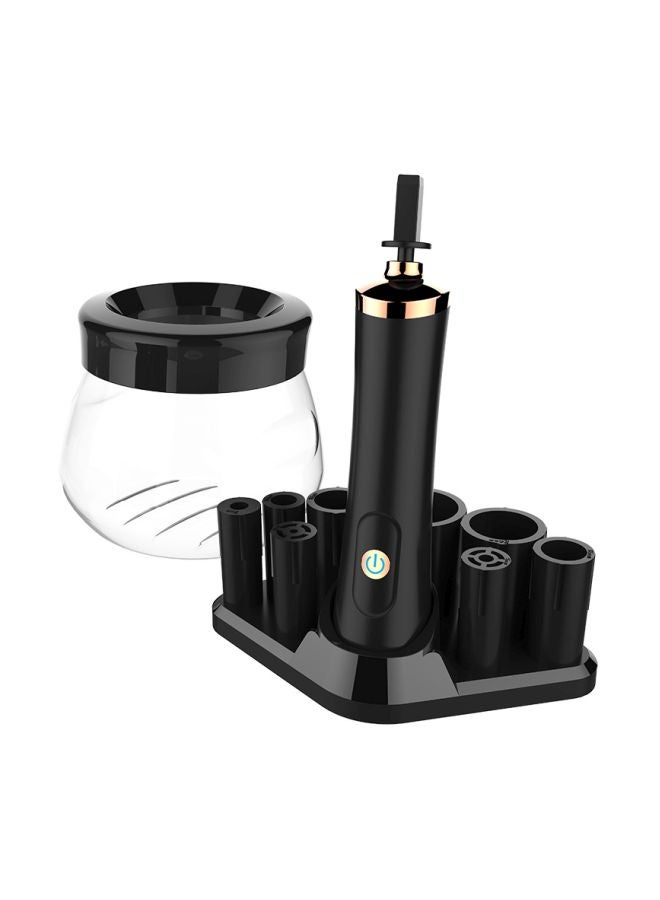 Electric Makeup Brush Cleaning Machine Kit Black/Clear