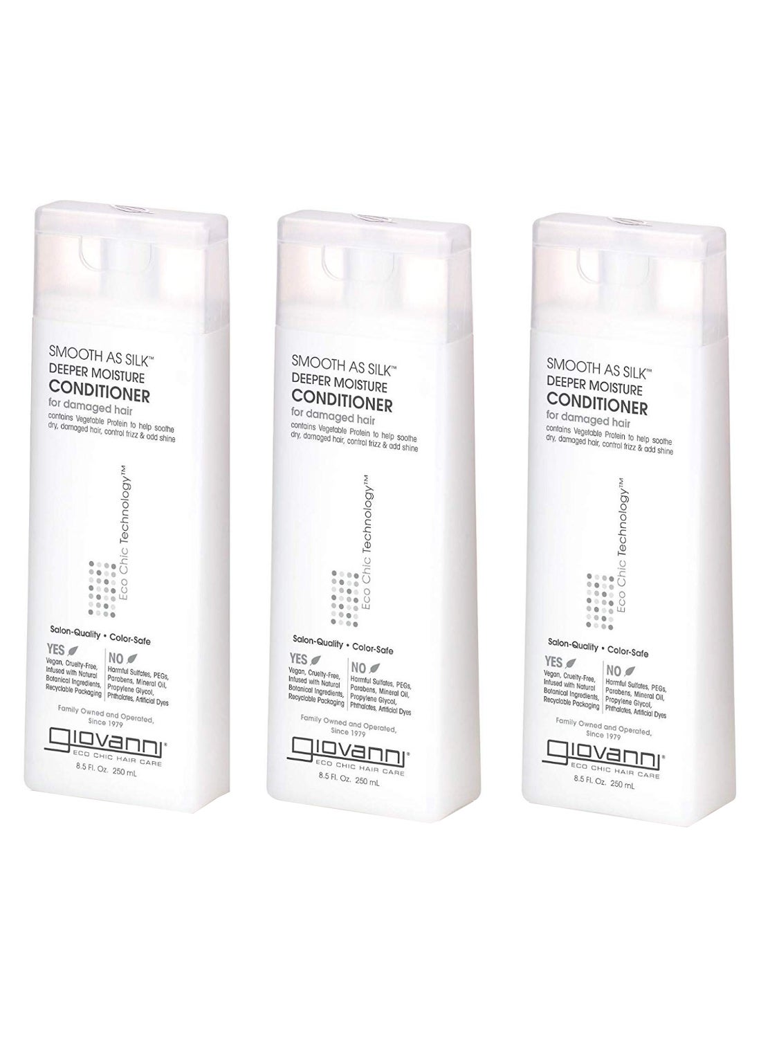 Pack Of 3 Smooth As Silk Deep Moisture Conditioner