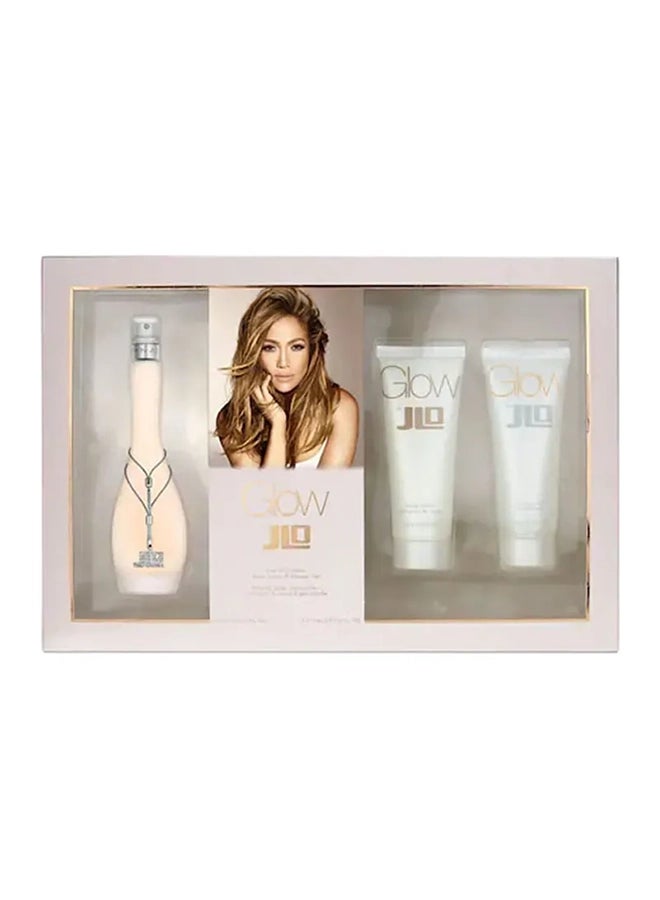 Glow 3 Piece Gift Set For Women EDT With Shower Gel And Body Lotion 250ml
