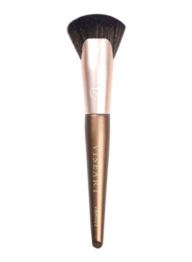 Short Fan Make-Up Brush Brown/Rose Gold