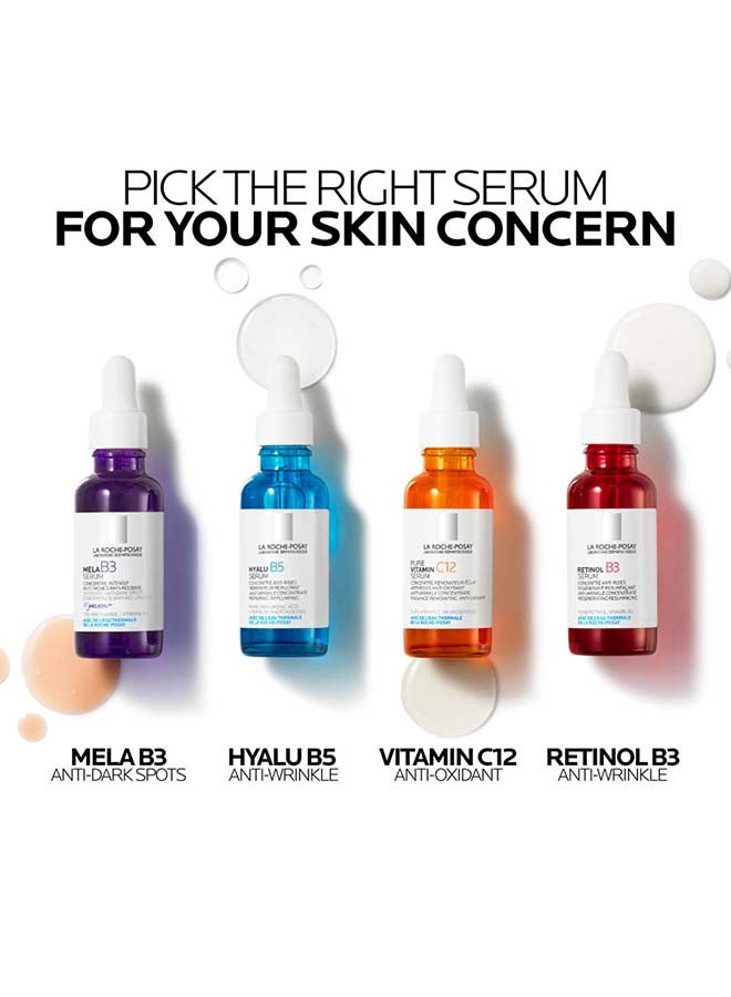 La Roche Posay 12% Pure Vitamin C Anti-Aging 30Ml Face Serum With Hyaluronic Acid & Salicylic Acid; Boosts Skin Regeneration And Reduces Appearance Of Wrinkles clear 30ml - image 7