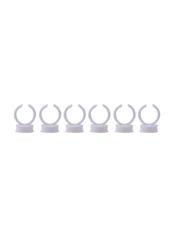 Pack Of 10 Adhesive Rings Clear