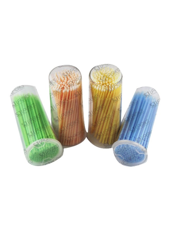 100-Piece Microfiber Brush Blue/White