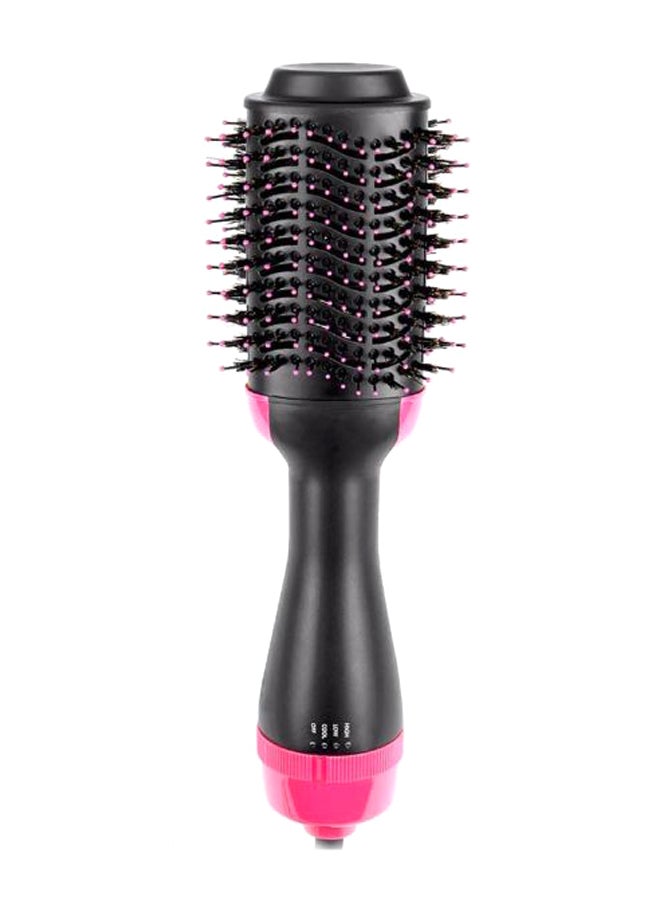 Multi-Function Infrared Anion Hot Roller Hair Dryer And Styler Black/Pink 34 x 7.5cm