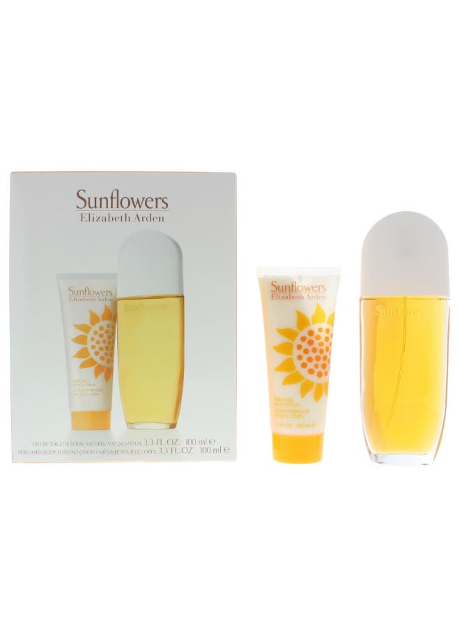 Sunflower Gift Set EDT 100 ml,Lotion 100 ml