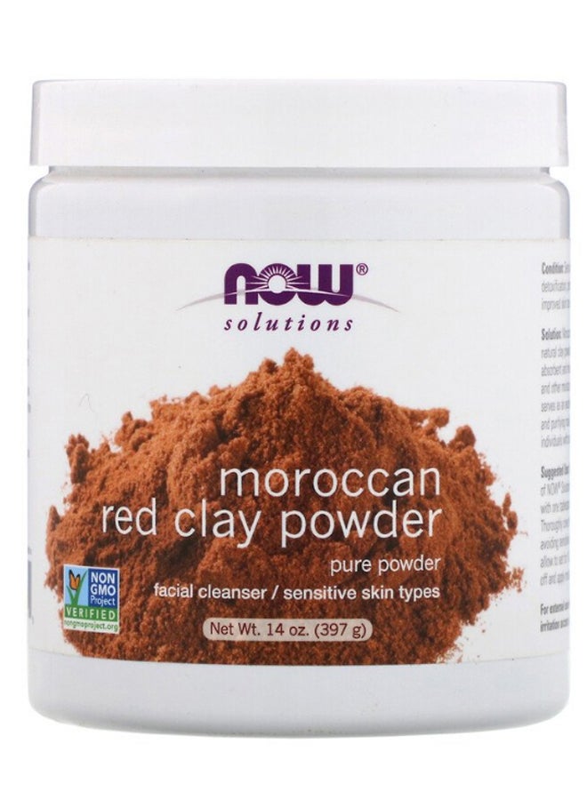 Moroccan Red Clay Facial Cleanser Powder 397grams