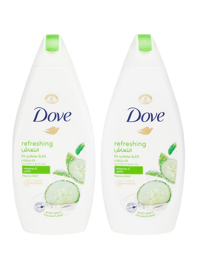 Go Fresh Body Wash Cucumber And Green Tea 500ml Pack of 2