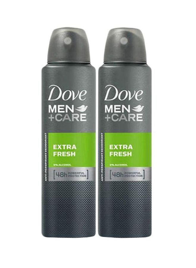 Pack Of 2 Extra Fresh Antiperspirant Deodorant 150ml