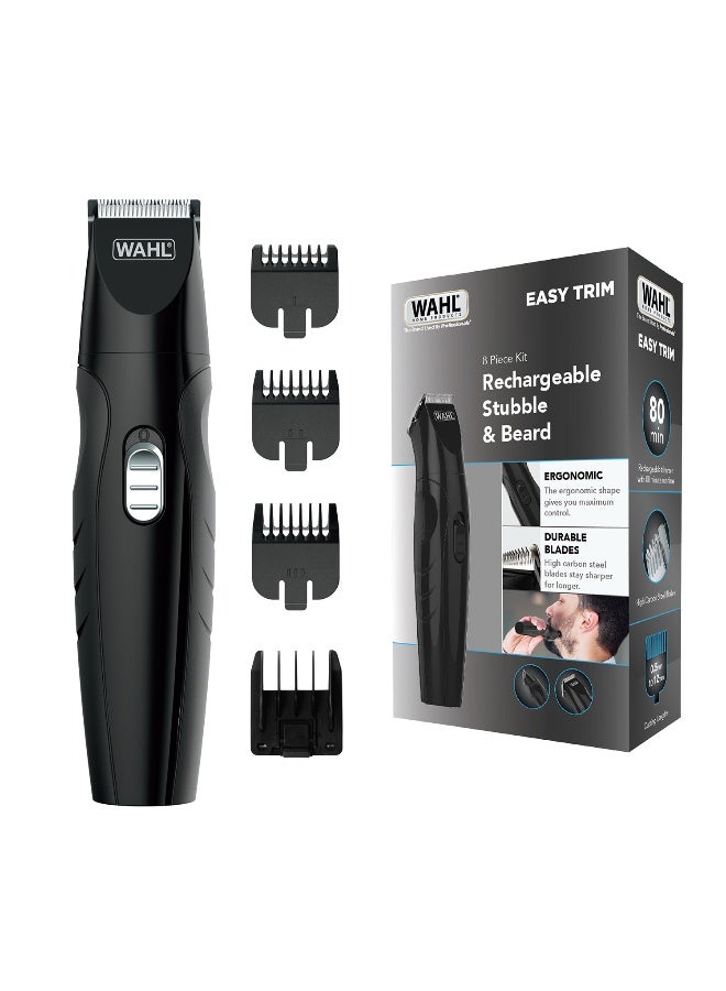 Easy Trim, Rechargeable Beard Trimmer Black/Clear