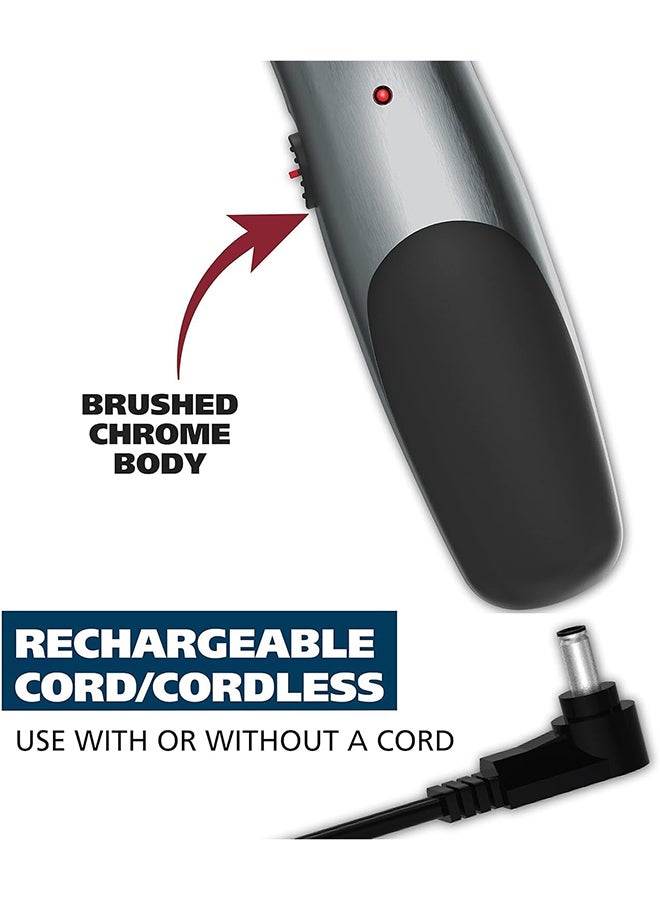 GroomsMan Beard And Stubble Cord/Cordless Trimmer Black - image 3