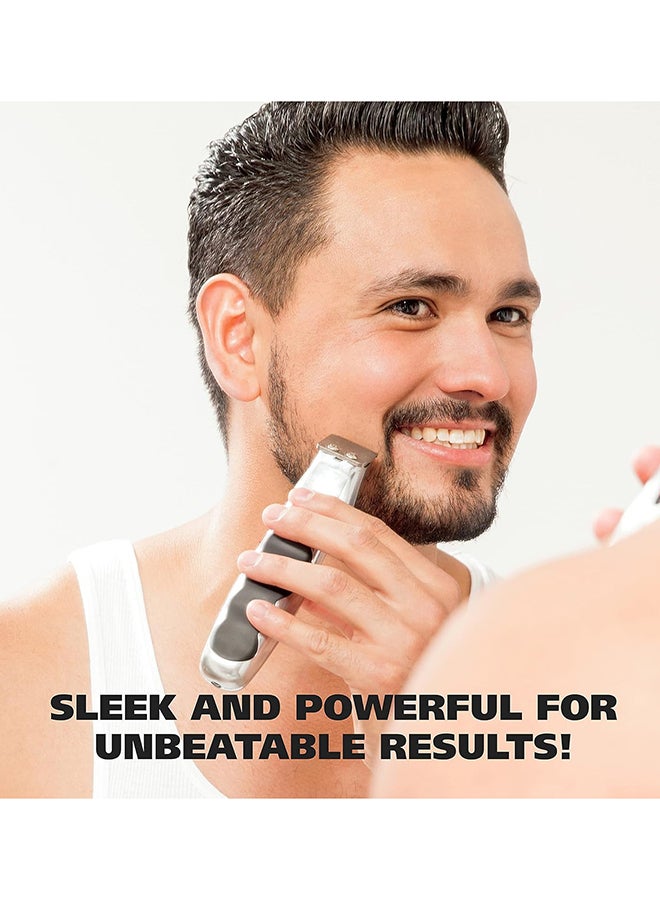 GroomsMan Beard And Stubble Cord/Cordless Trimmer Black - image 5