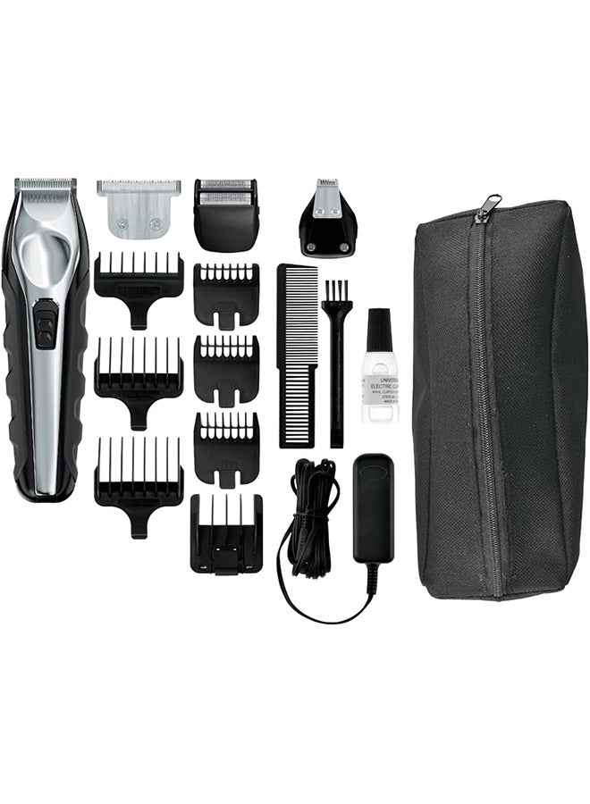 All In One Multigroom Trimmer Kit Silver/Black