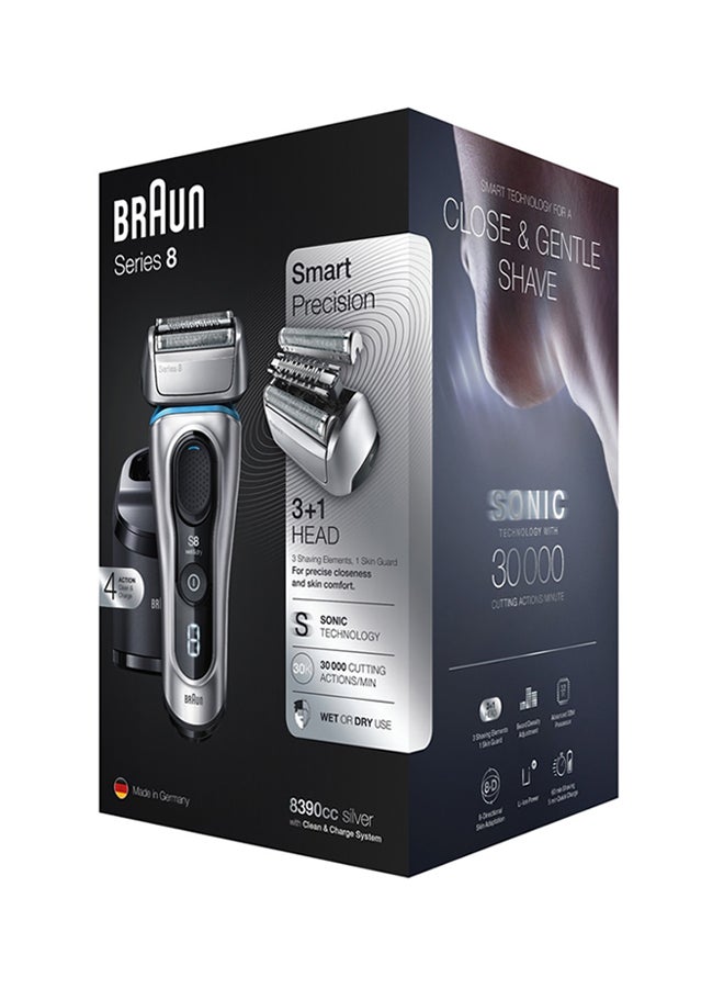 Series 8 8390cc Smart Sonic Technology Shaver Set Silver/Black - image 3