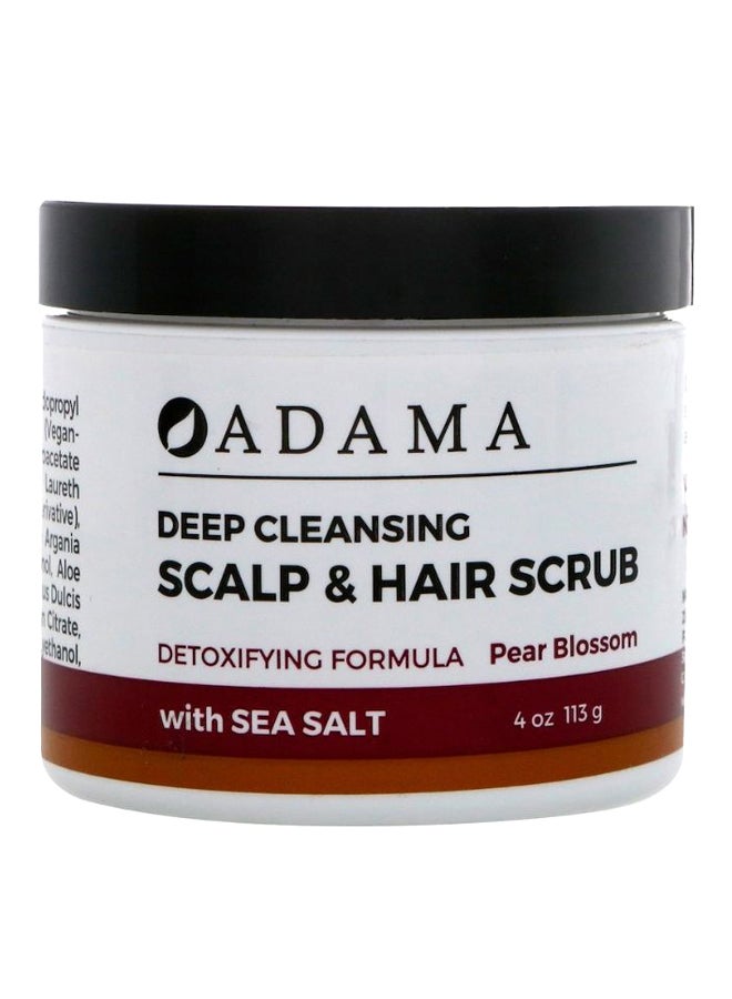 Pear Blossom Deep Cleansing Scalp And Hair Scrub 113grams