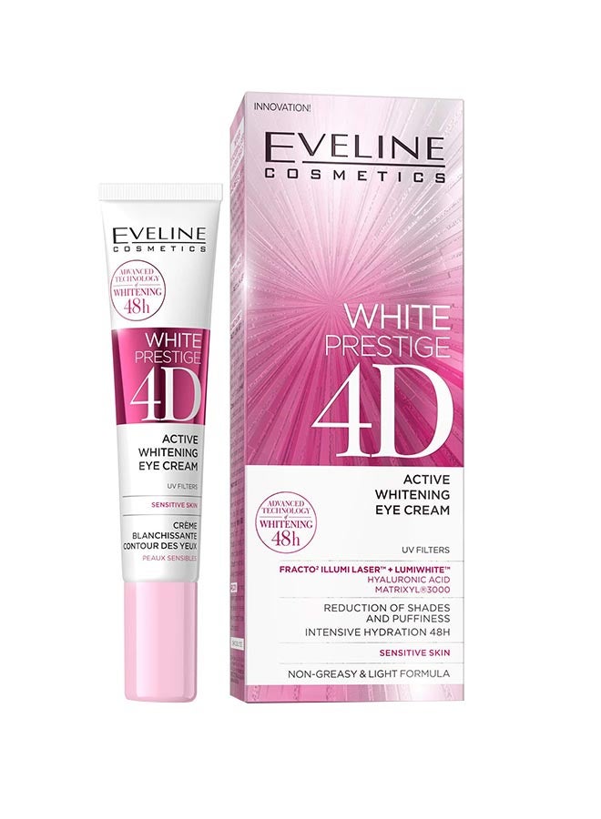 White Prestige 4D Active Whitening Eye Cream 20ml