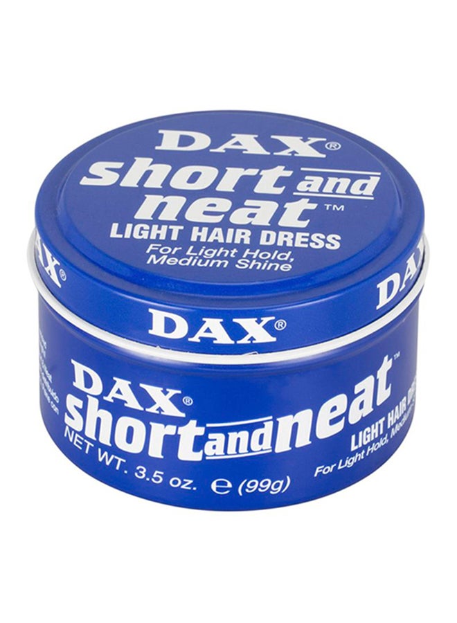 Short and Neat Light Hair Dress Cream