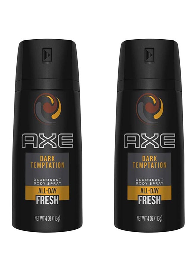 2-Piece Dark Tempation Body Deodorant Spray