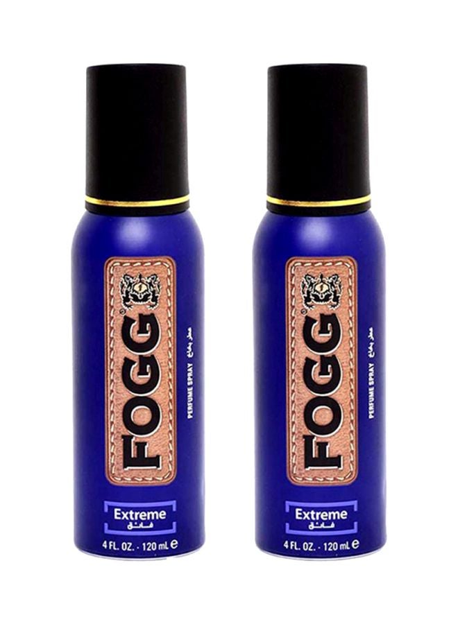 2-Piece Xtreme Perfume Body Spray Set 240ml