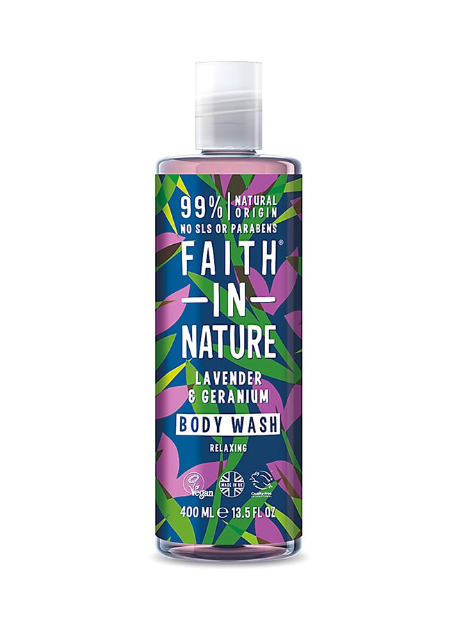 Body Wash Lavender And Geranium 400ml