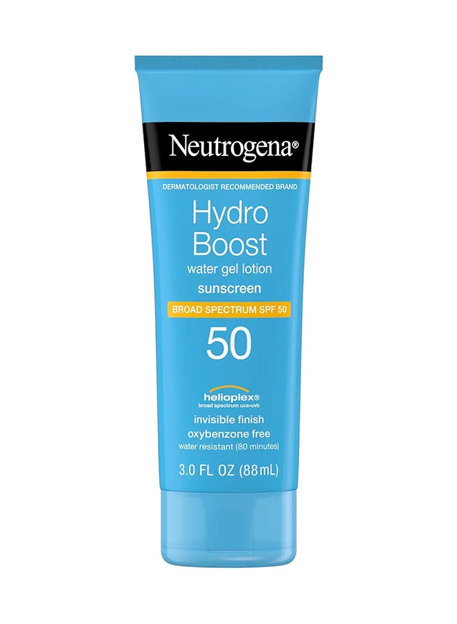 Hydro Boost Water Gel Lotion Sunscreen SPF 50 Blue 3Fluid Ounce