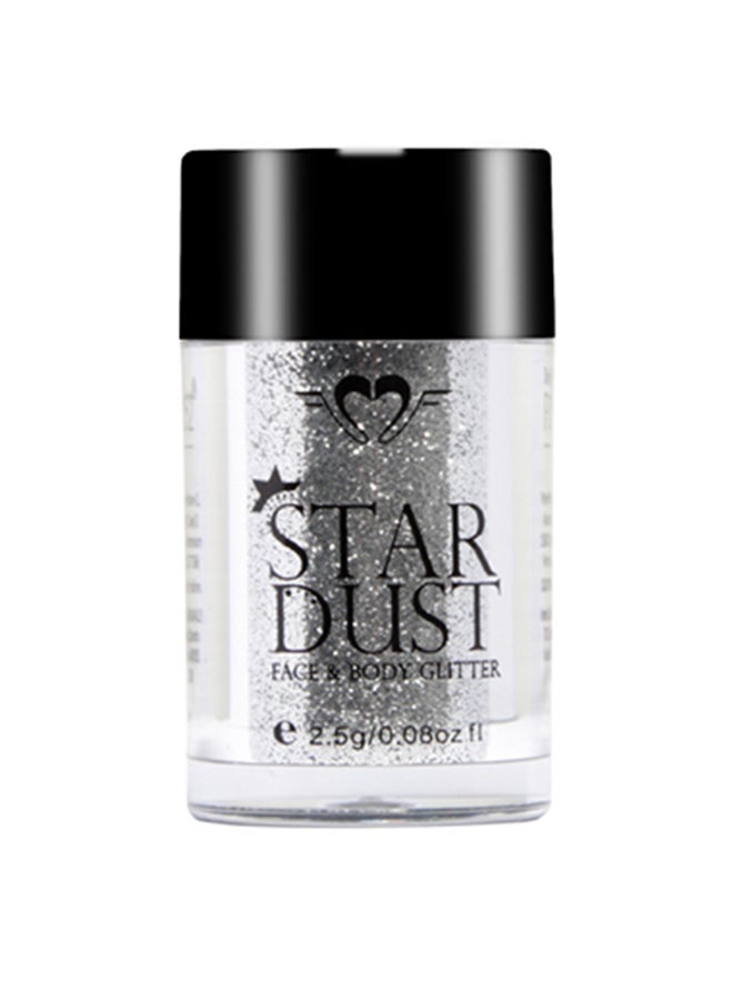 Star Dust Face And Body Glitter Silver Castle