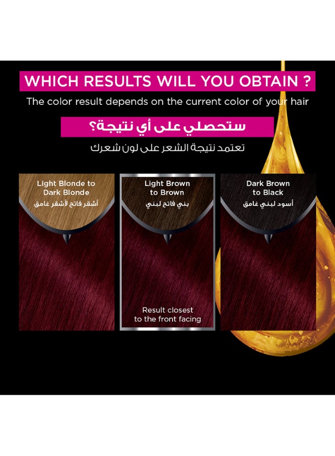 Olia No Ammonia Permanent Hair Color 4.26 Violet Red - image 6