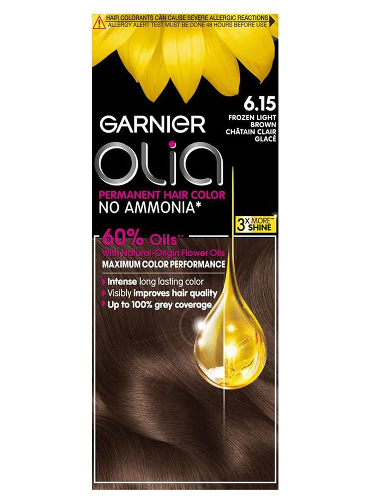 Olia No Ammonia Permanent Haircolor 6.15 Frozen Light Brown