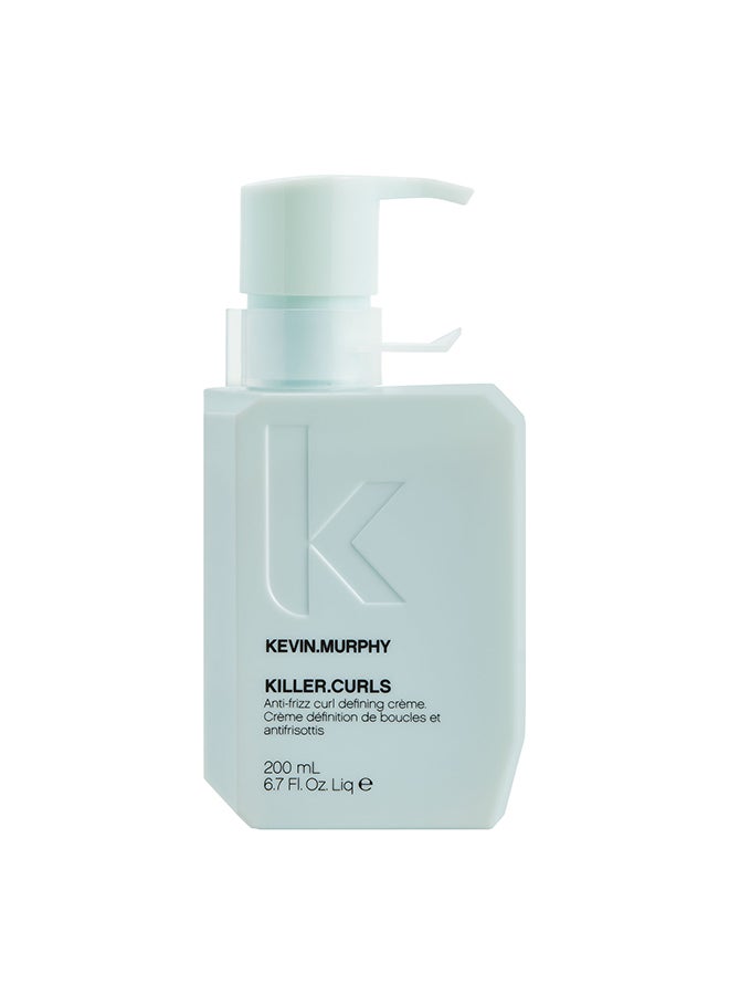 Killer Curls  Anti Frizz Curl Defining Hair Cream For Medium To Course Curly Or Wavy Hair 200ml