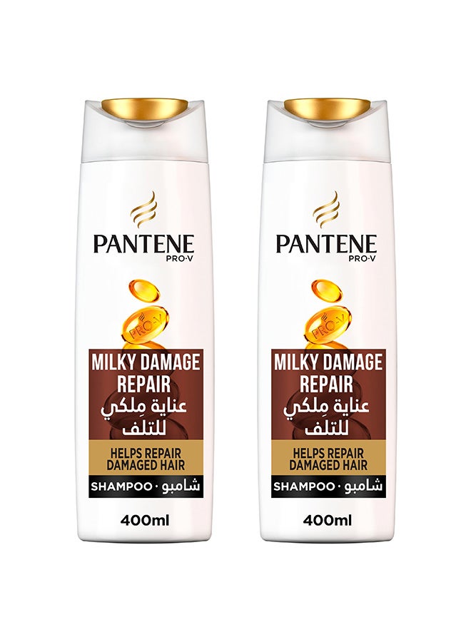 Milky Damage Repair Shampoo 400ml Pack Of 2