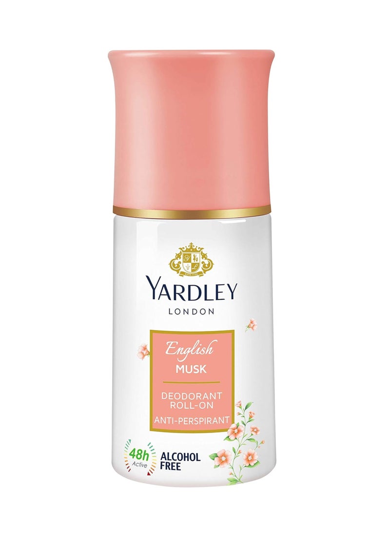 English Musk Roll On 50ml