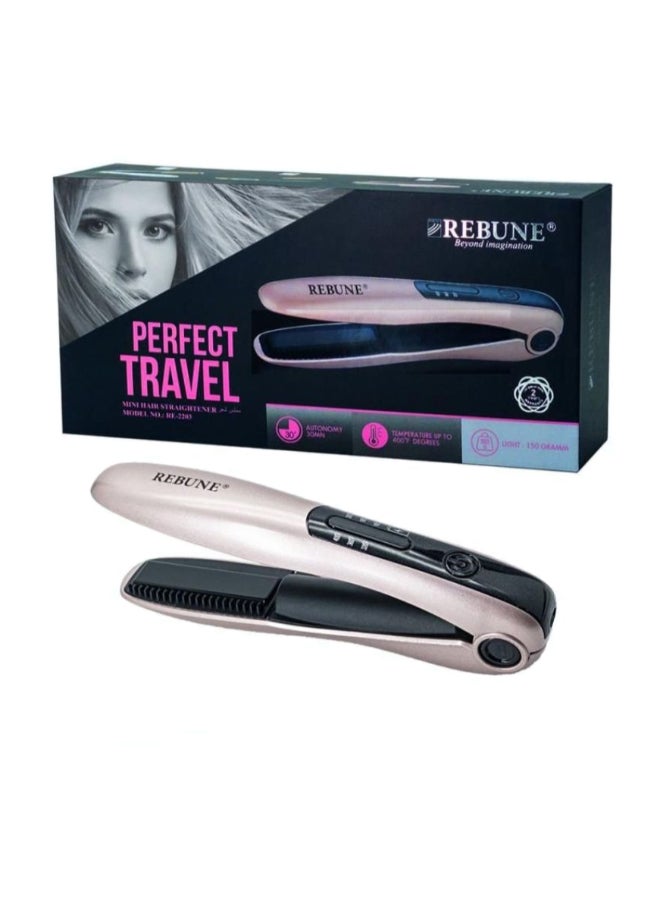 Portable Hair Straightener Color May Vary White/Black/Gold 300grams