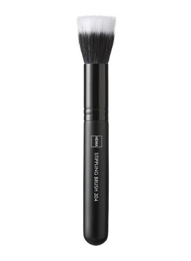 Stippling Brush Black, White