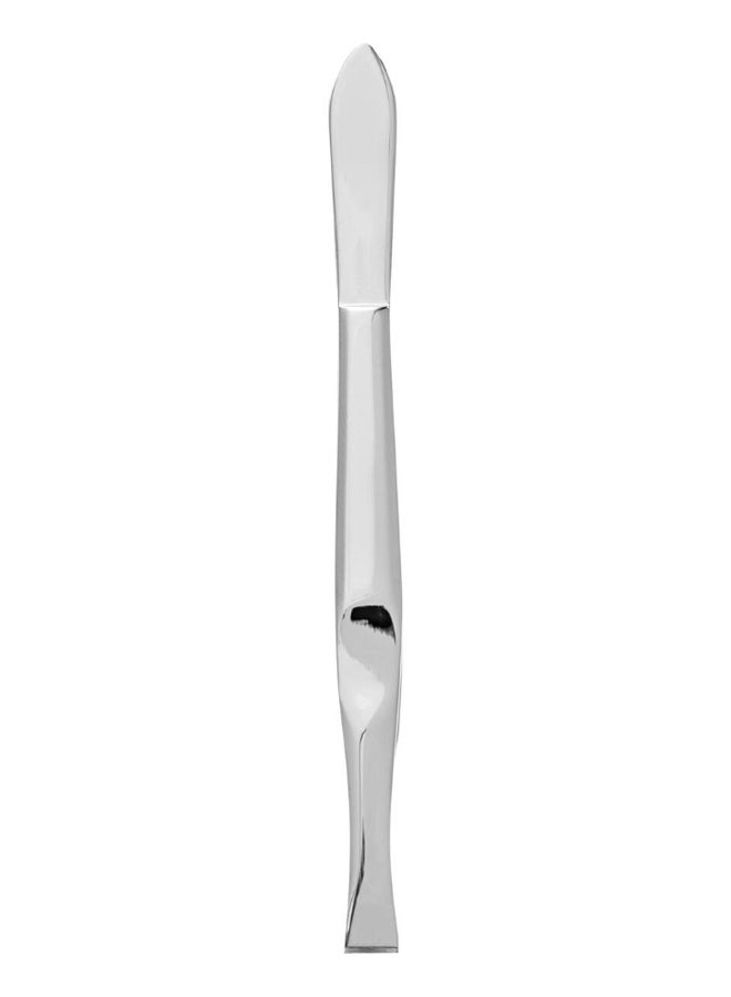 Curved Wide Cuticle Pusher Silver