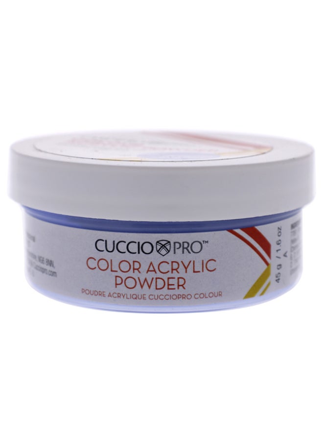 Acrylic Nail Colour Powder Blueberry Blue