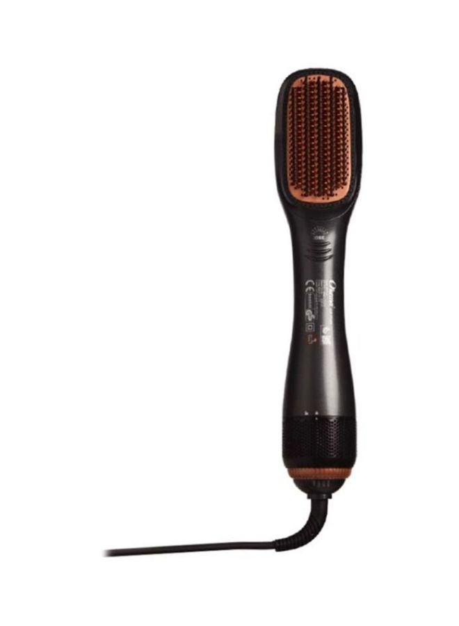 Professional Steam And Infrared Hair Dryer Black/Rose Gold 380grams