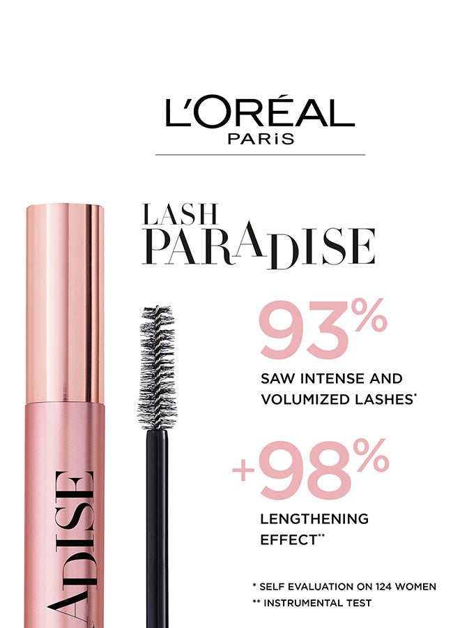 Lash Paradise Mascara - Intense Black Ricinus Gentle Oils Ultra Soft Brush Extra Black - image 2