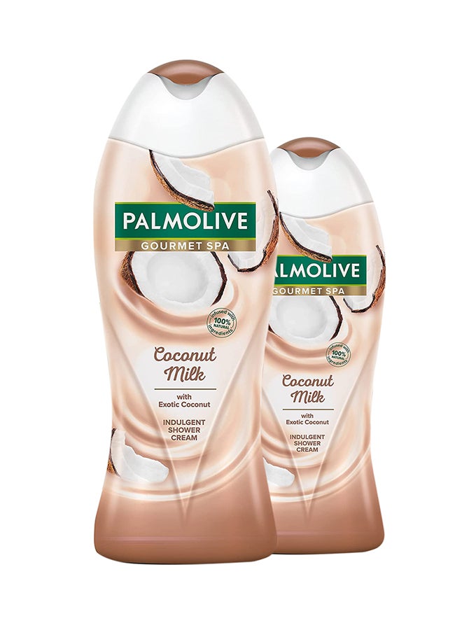 Gourmet Spa Coconut Milk Indulgent Shower Cream 500+250ml