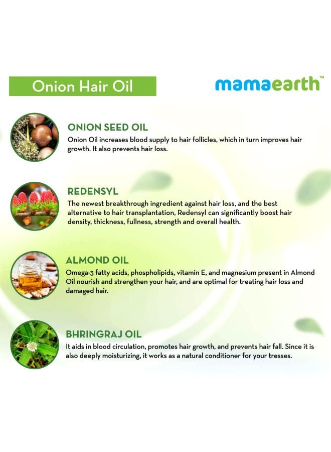 Onion Hair Oil With Redensyl 150ml - image 4