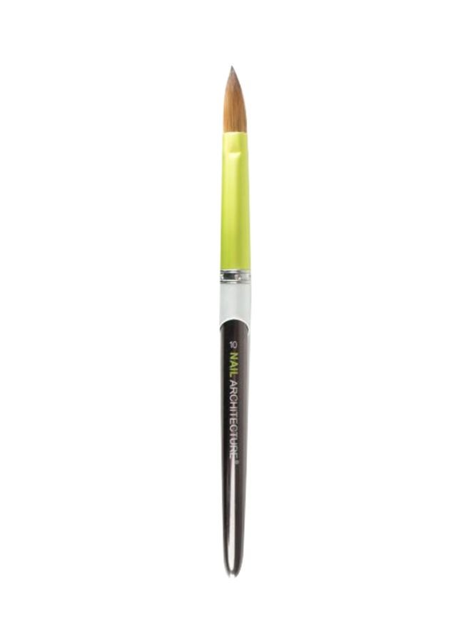 Acrylic Nail Brush Black/Green/Beige