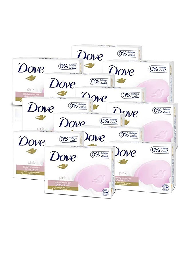 Moisturizing Beauty Cream Bar Soap Pink 75grams