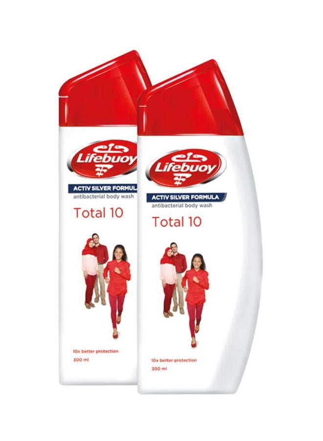 Anti Bacterial Body Wash Total 300ml Pack of 2 White 300ml