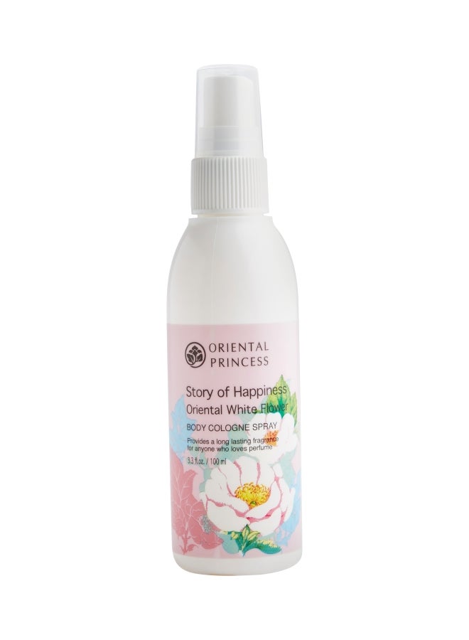 Story Of Happiness White Flower Body Cologne Spray 100ml