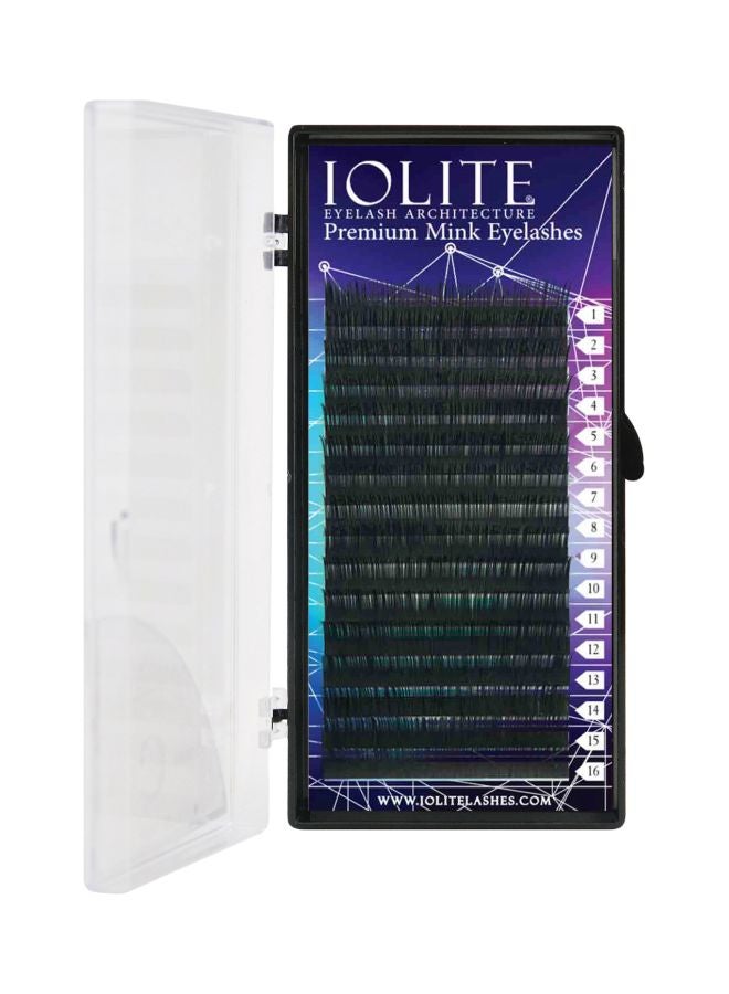 Pair Of 8 C Curl Premium Mink Eyelashes Black