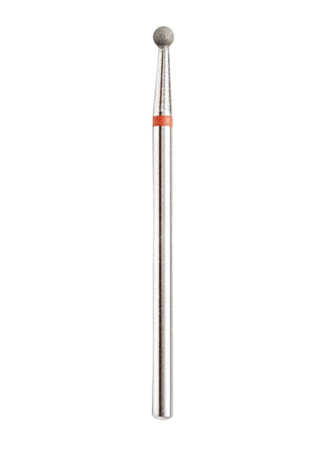 Diamond Nail Art Drill Machine Bit Silver/Red