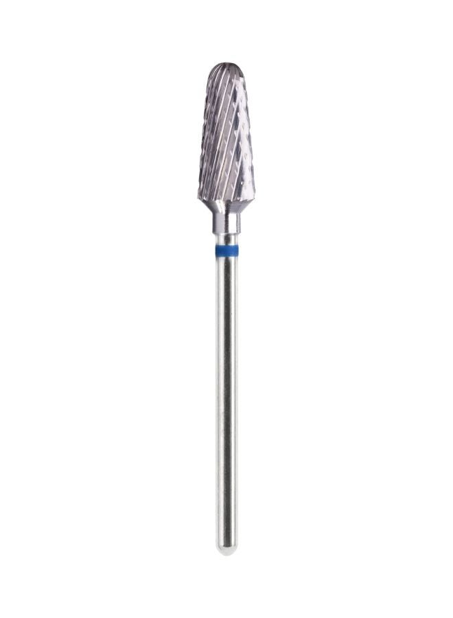 Carbide Bur Medium Nail Drill Bit Silver/Blue