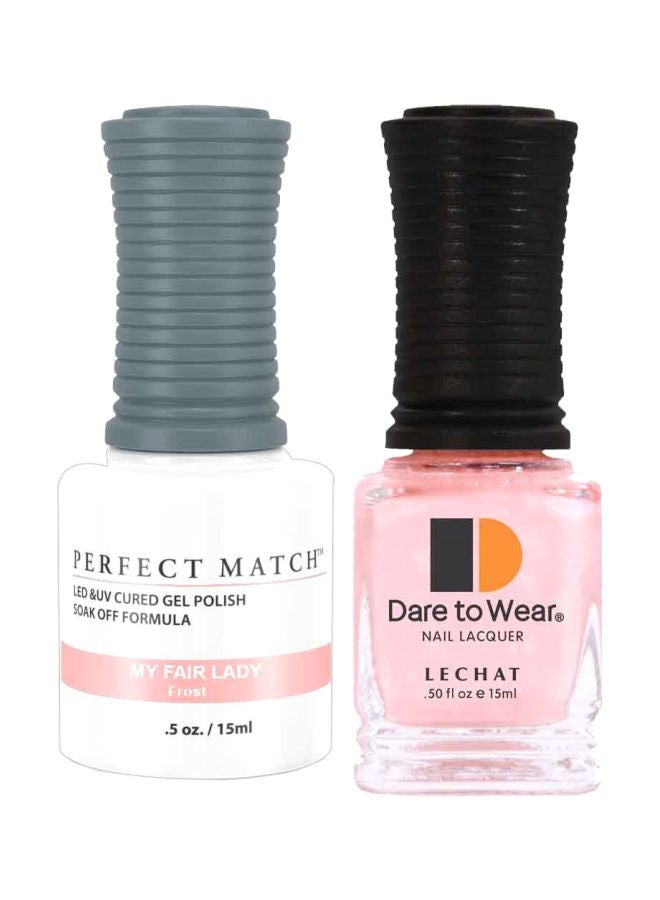 Dare To Wear Gelish Nail Polish With Perfect Match Soak Off Formula My Fair Lady