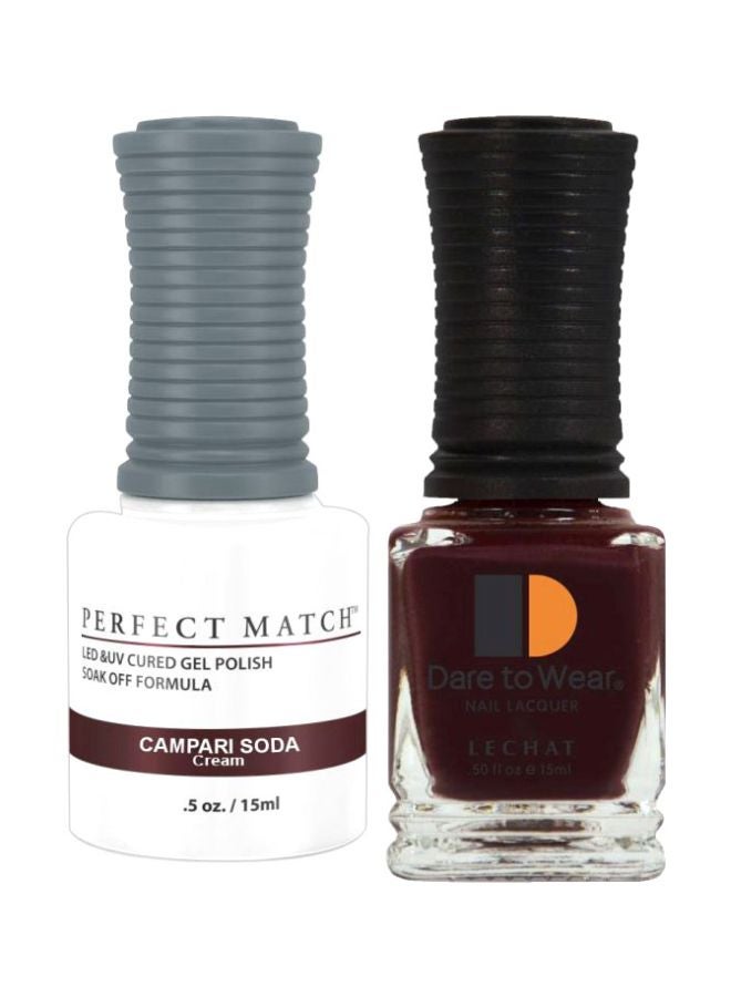 Dare To Wear Gelish Nail Polish With Perfect Match Soak Off Formula Campari Soda