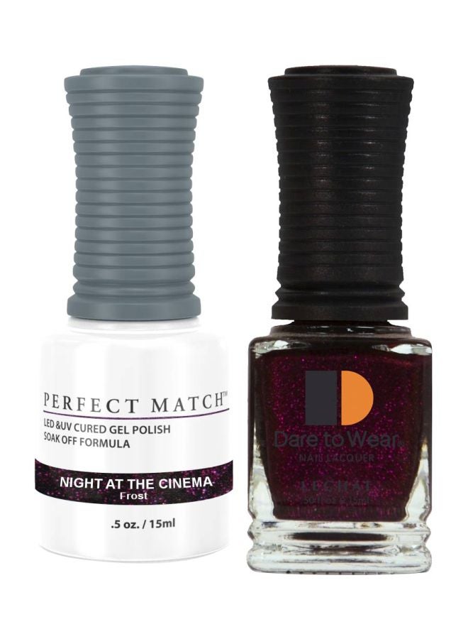 Dare To Wear Nail Lacquer With Perfect Match Soak Off Formula Night At The Cinema