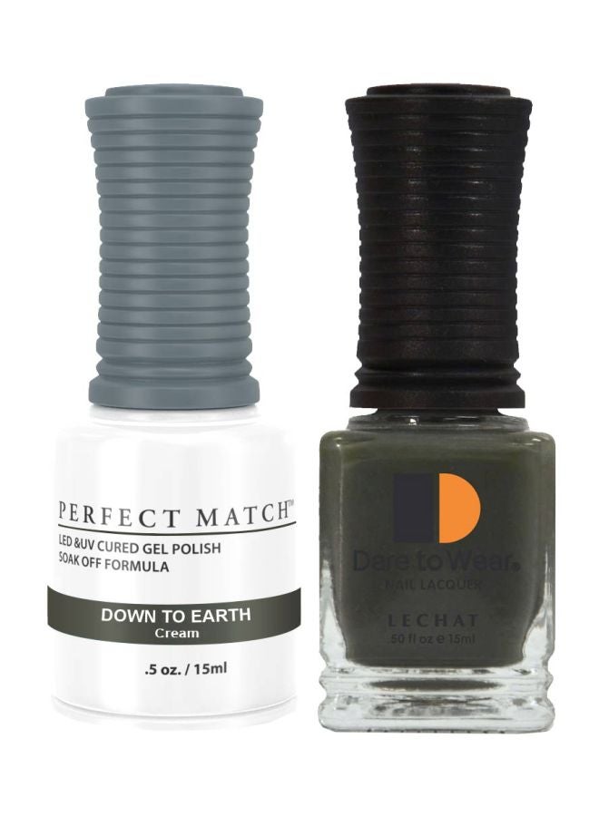 Dare To Wear Nail Lacquer With Perfect Match Soak Off Formula Down To Earth